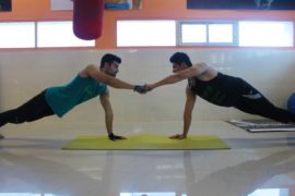 Gym at Taxila Business School - students in GYM