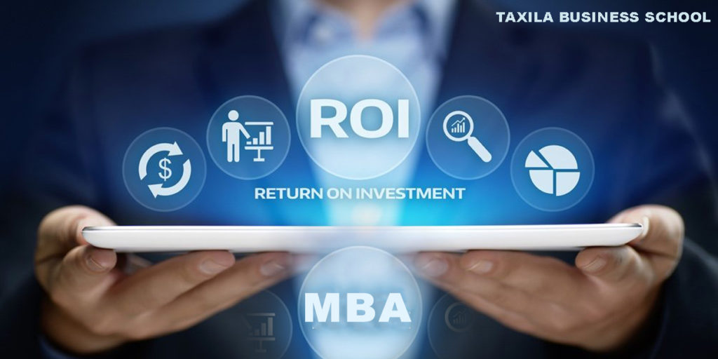 return on investmemt on pgdm/mba from taxila business school