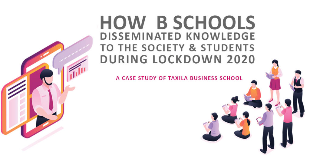 How a Business School disseminated Knowledge to the Society & Students during Lockdown 2020