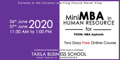 Mini mba in hr for pgdm and mba aspirants