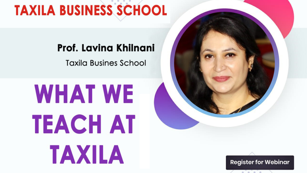 What we teach at Taxila Business School