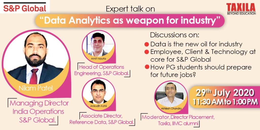 data analytics as weapon for industry - taxila business school