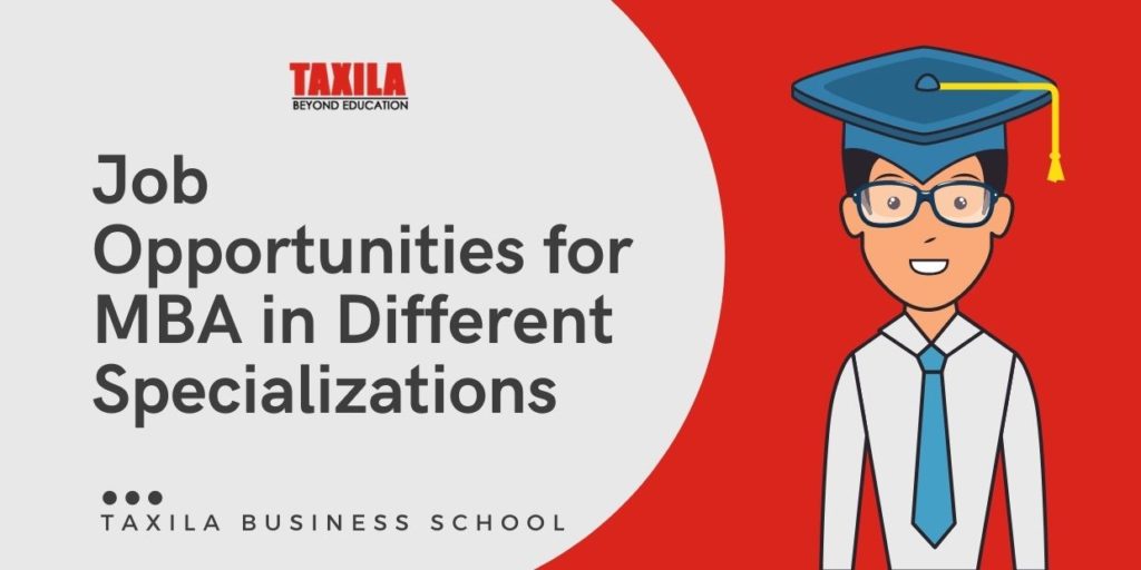 Job Opportunities for MBA in Different Specializations