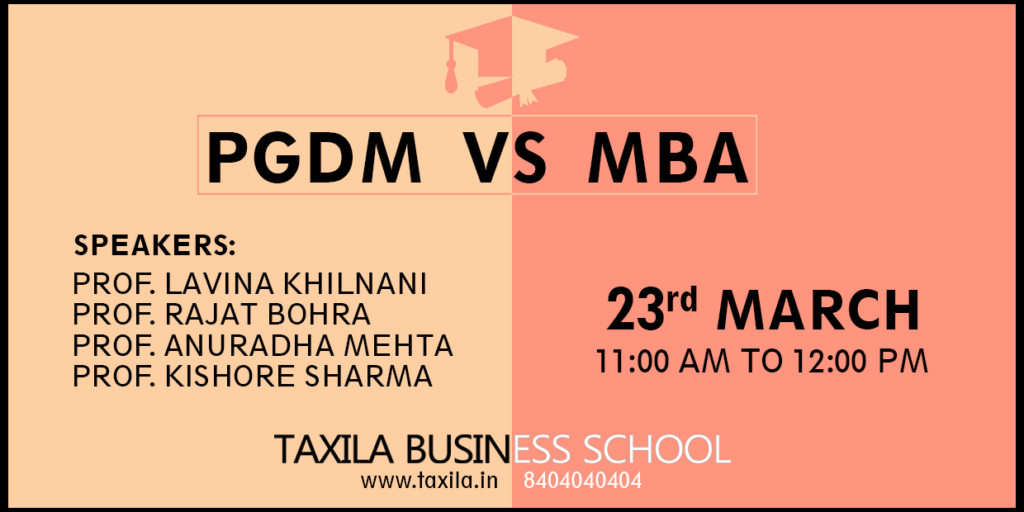 MBA vs pgdm 2021