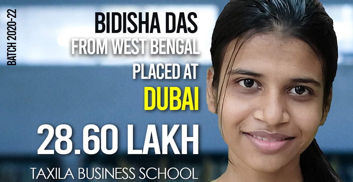 Bidisha das from West Bengal placed at Dubai - 28.60 lakh