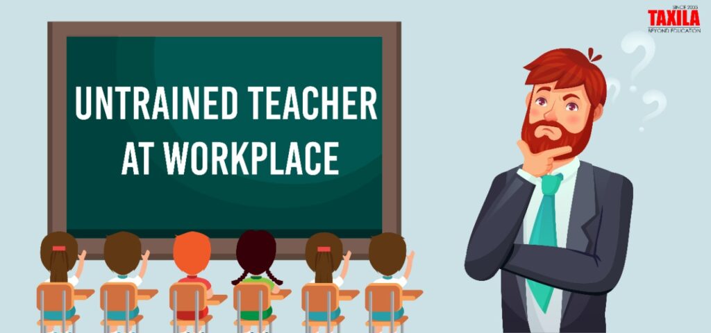 untrained teacher at workplace