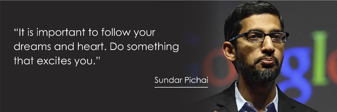 sundar pichai - CEO of Google and Alphabet