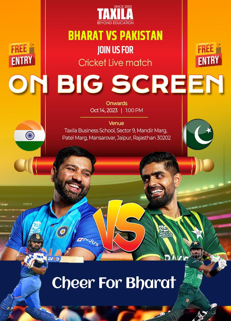 India vs Pakistan Match 14-Oct-2023