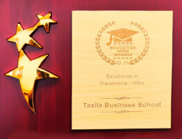 Taxila Business School won Excellence in placement award given by Pratap Singh Khachariyawas