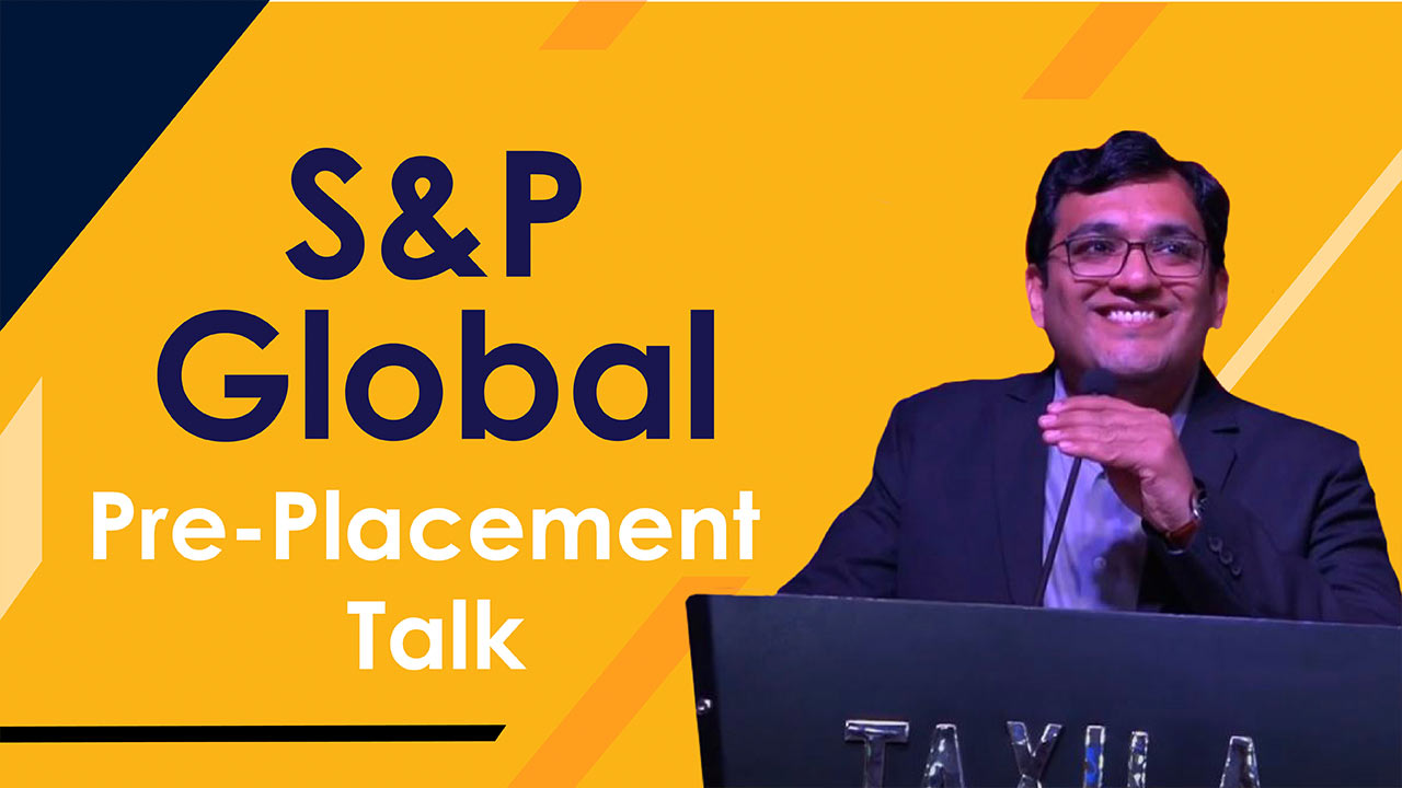 Pre-Placement Talk by S&P Global