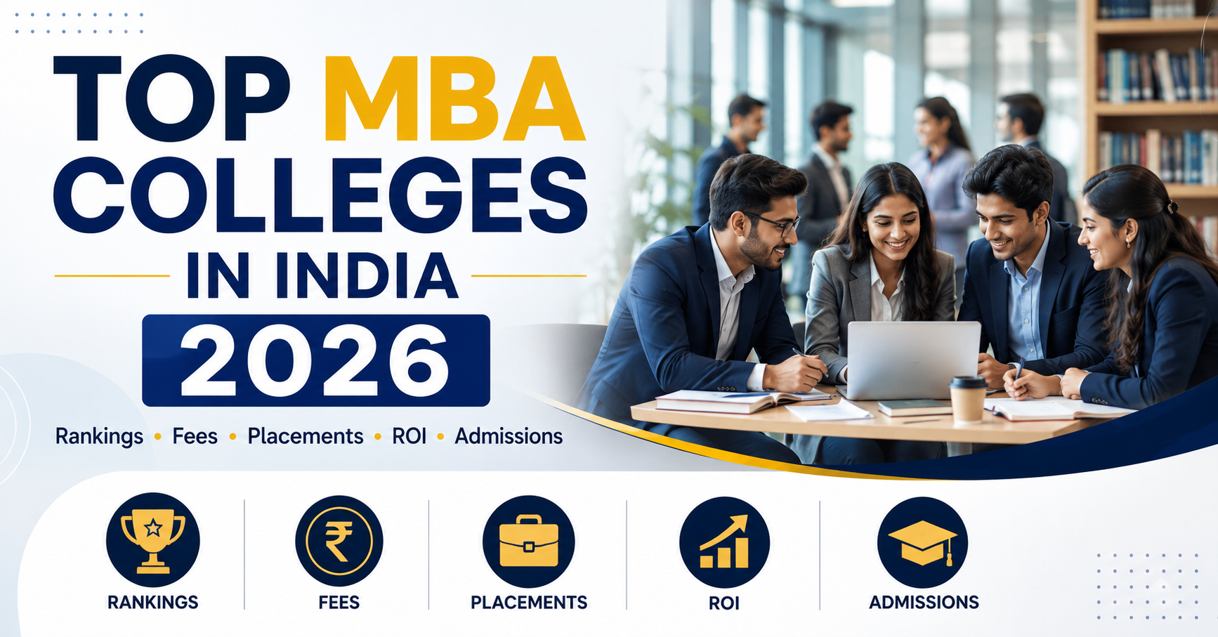 Top MBA Colleges in India 2026: Rankings, Fees, Placements, All About